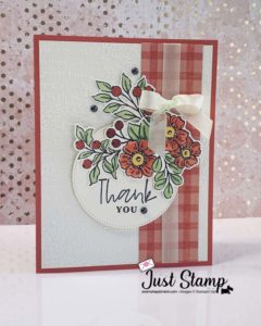 Stampin' Up! Fond of Autumn Card Class | Thank You Card